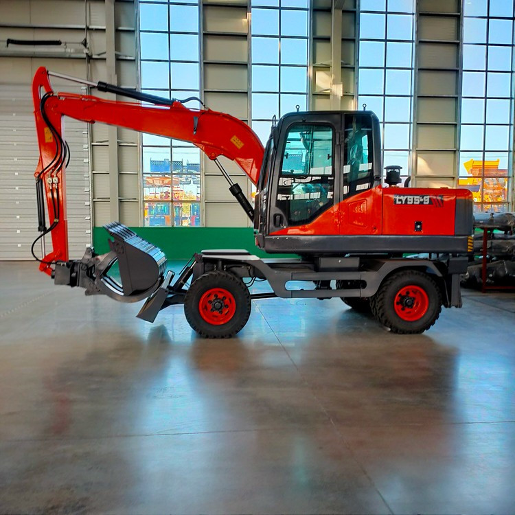 Mini Efficiens Rota Excavator Aedificium Constructione