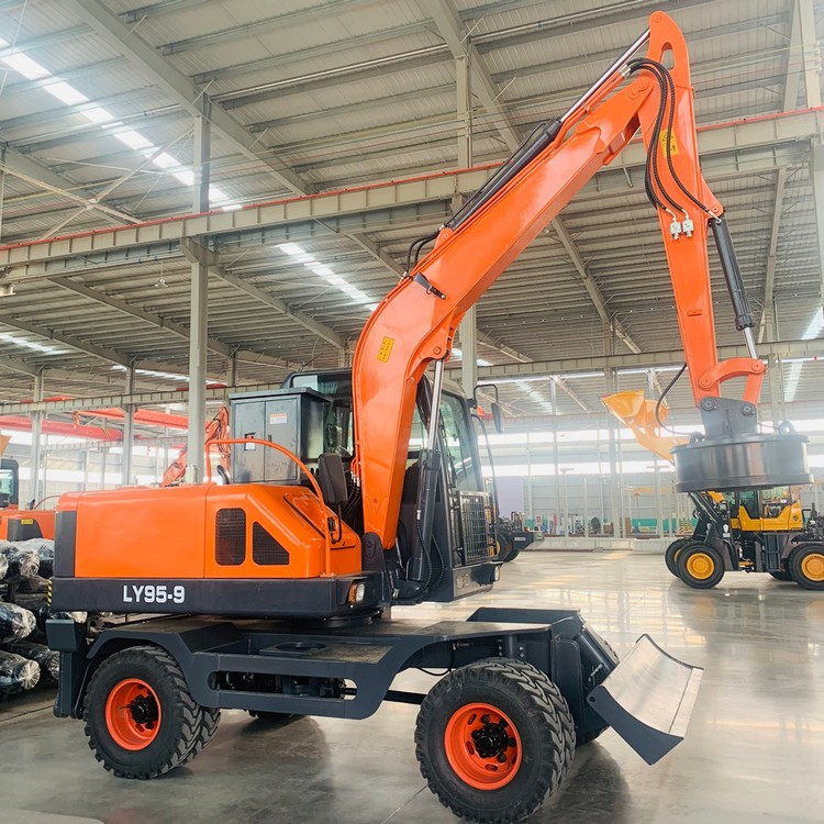 Mini Efficiens Rota Excavator Aedificium Constructione